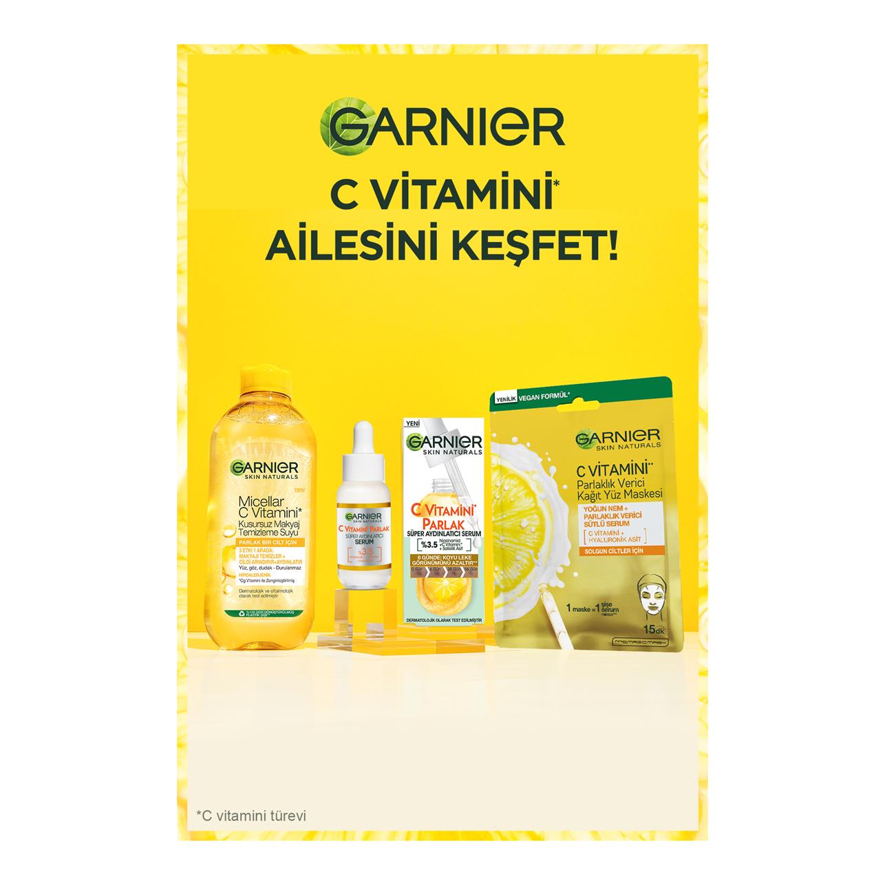 Garnier Micellar C Vitamini Kusursuz Makyaj Temizleme Suyu 400ml 
