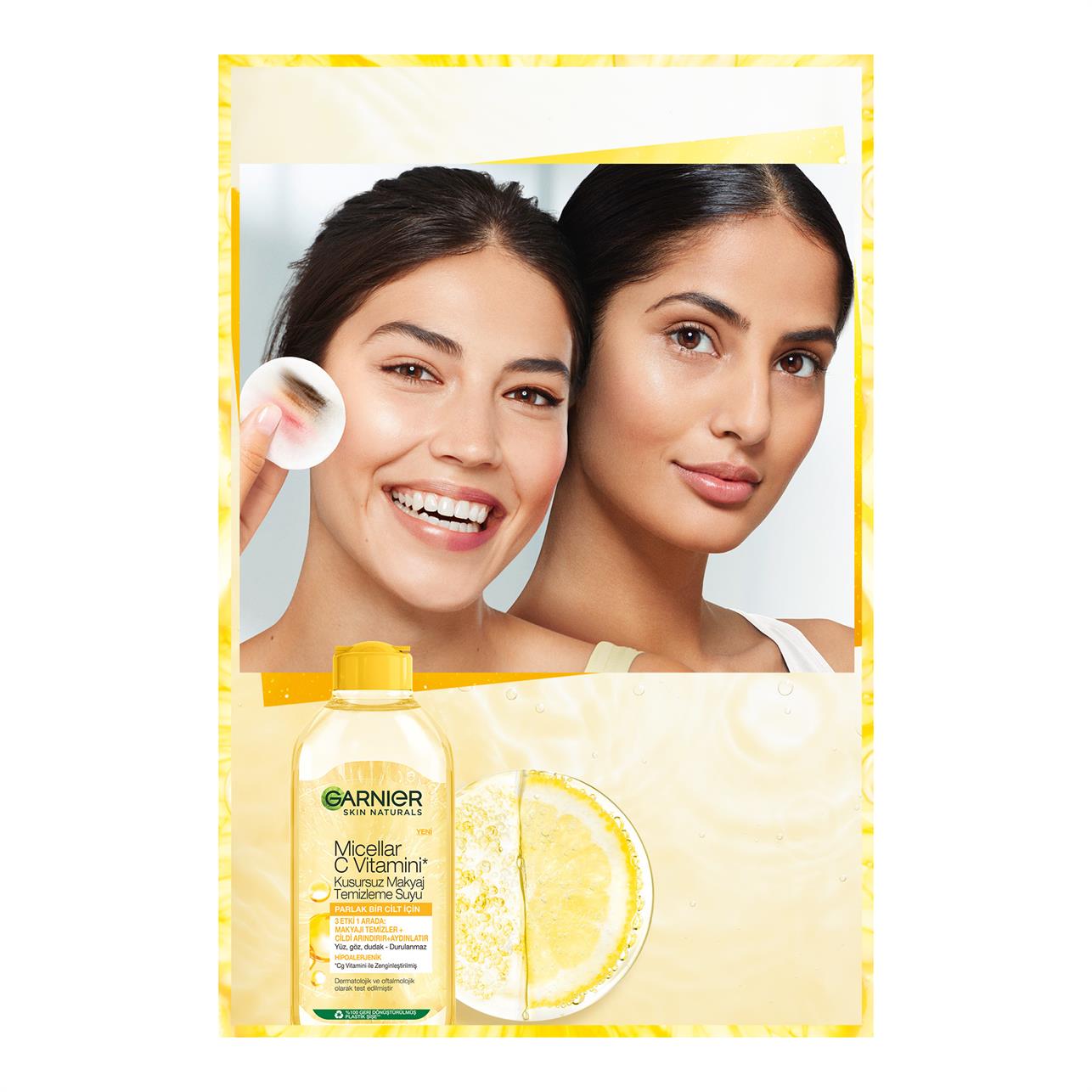 Garnier Micellar C Vitamini Kusursuz Makyaj Temizleme Suyu 400ml 