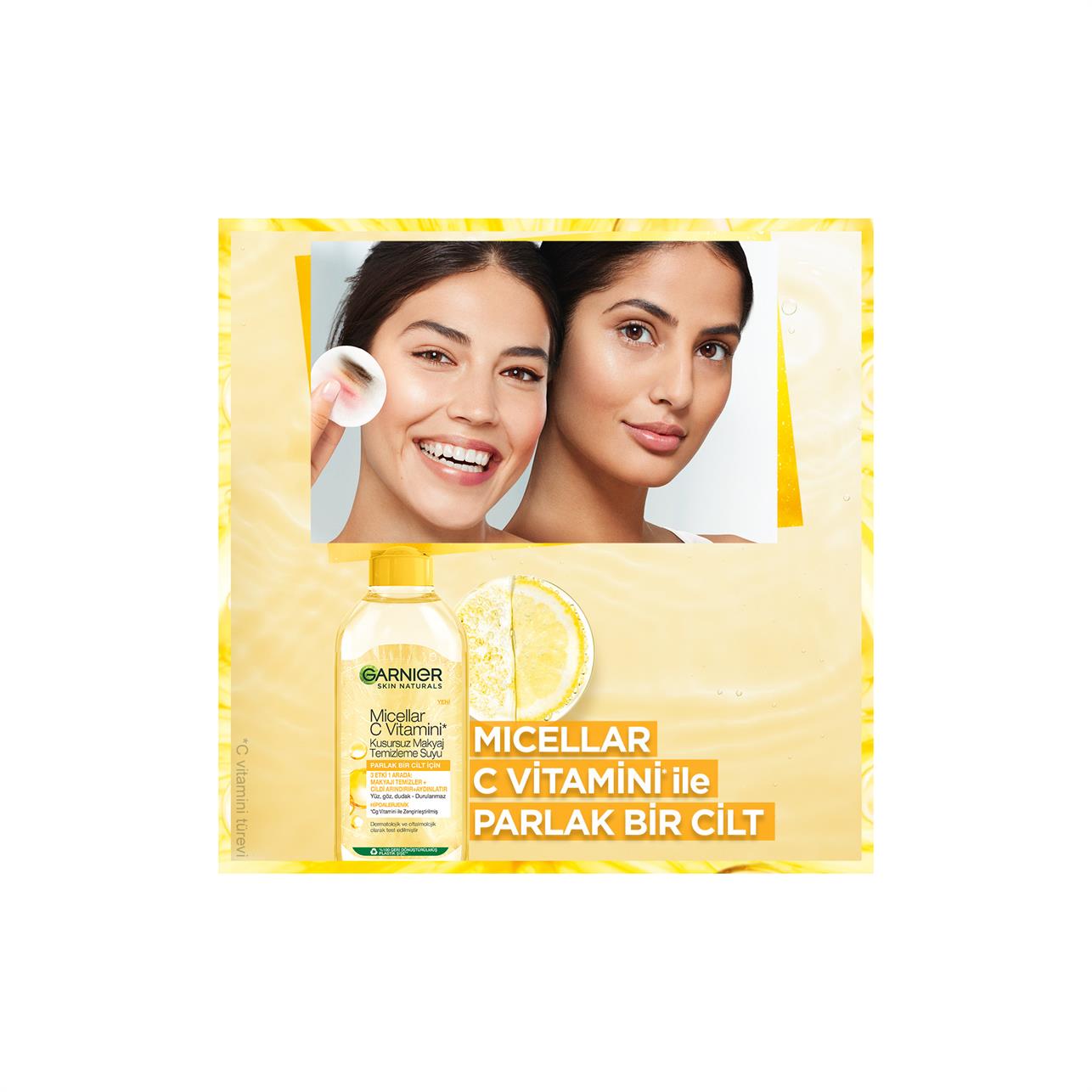 Garnier Micellar C Vitamini Kusursuz Makyaj Temizleme Suyu 400ml 