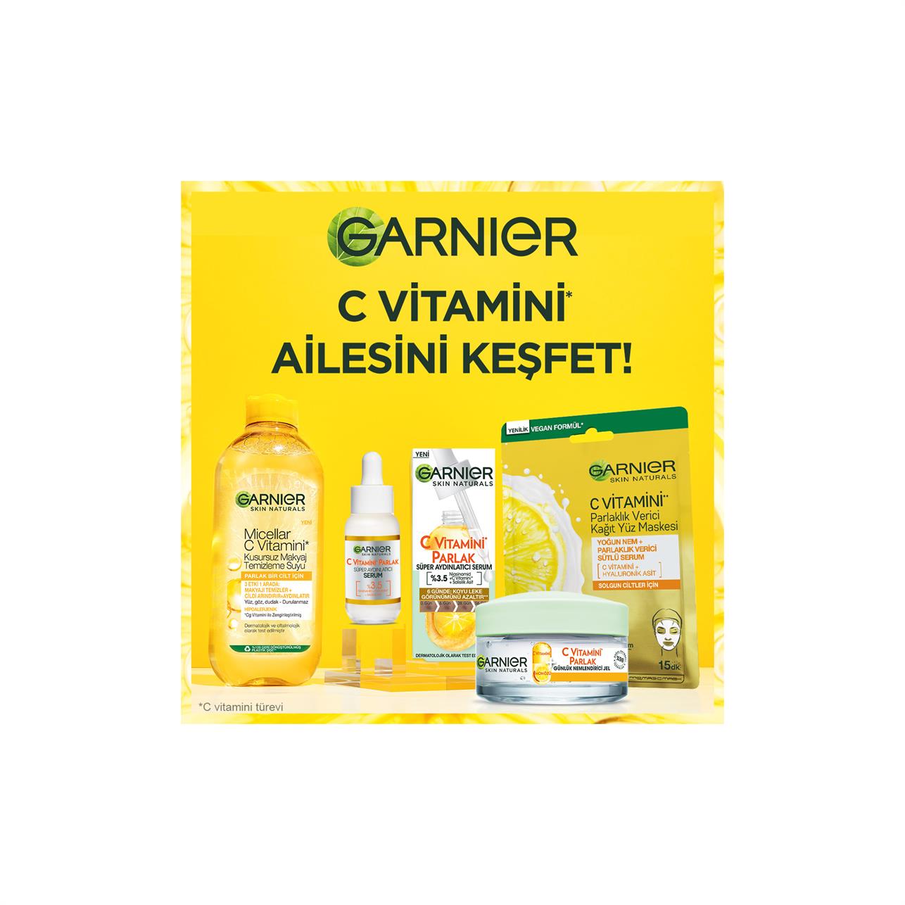 Garnier Micellar C Vitamini Kusursuz Makyaj Temizleme Suyu 400ml 