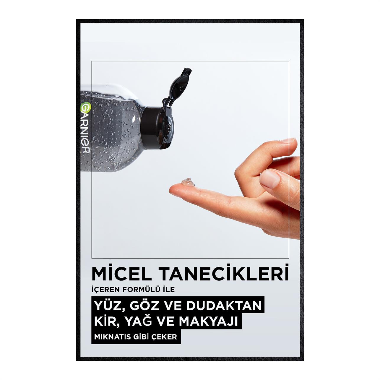 Garnier Micellar Kömür Kusursuz Makyaj Temizleme Jeli 400 ml.