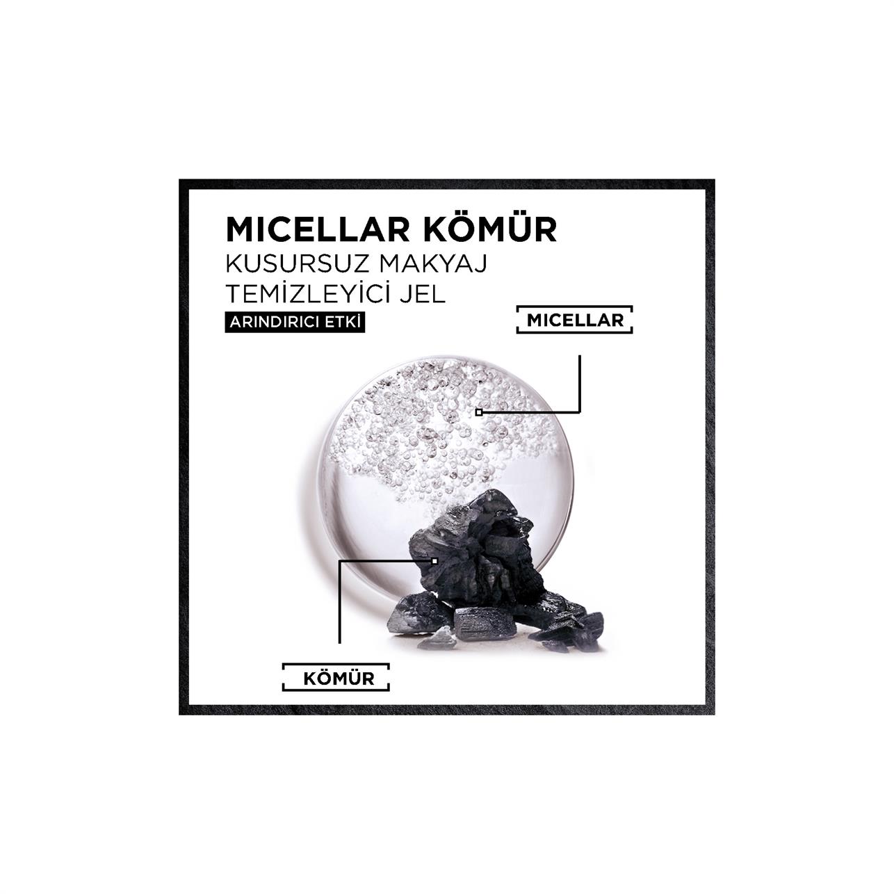 Garnier Micellar Kömür Kusursuz Makyaj Temizleme Jeli 400 ml.