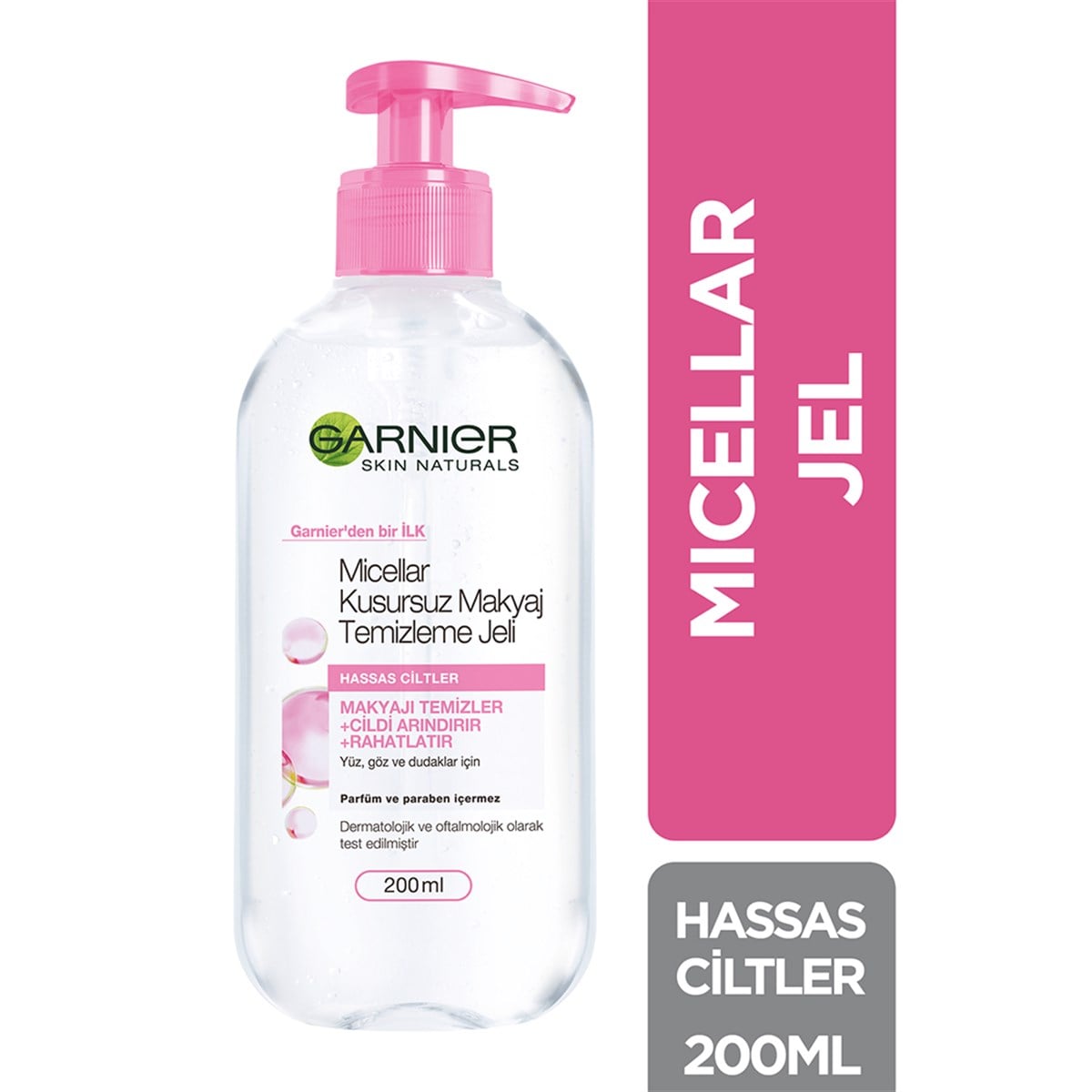 Garnier Micellar Kusursuz Makyaj Temizleme Jeli Hassas Ciltler İçin 200ml