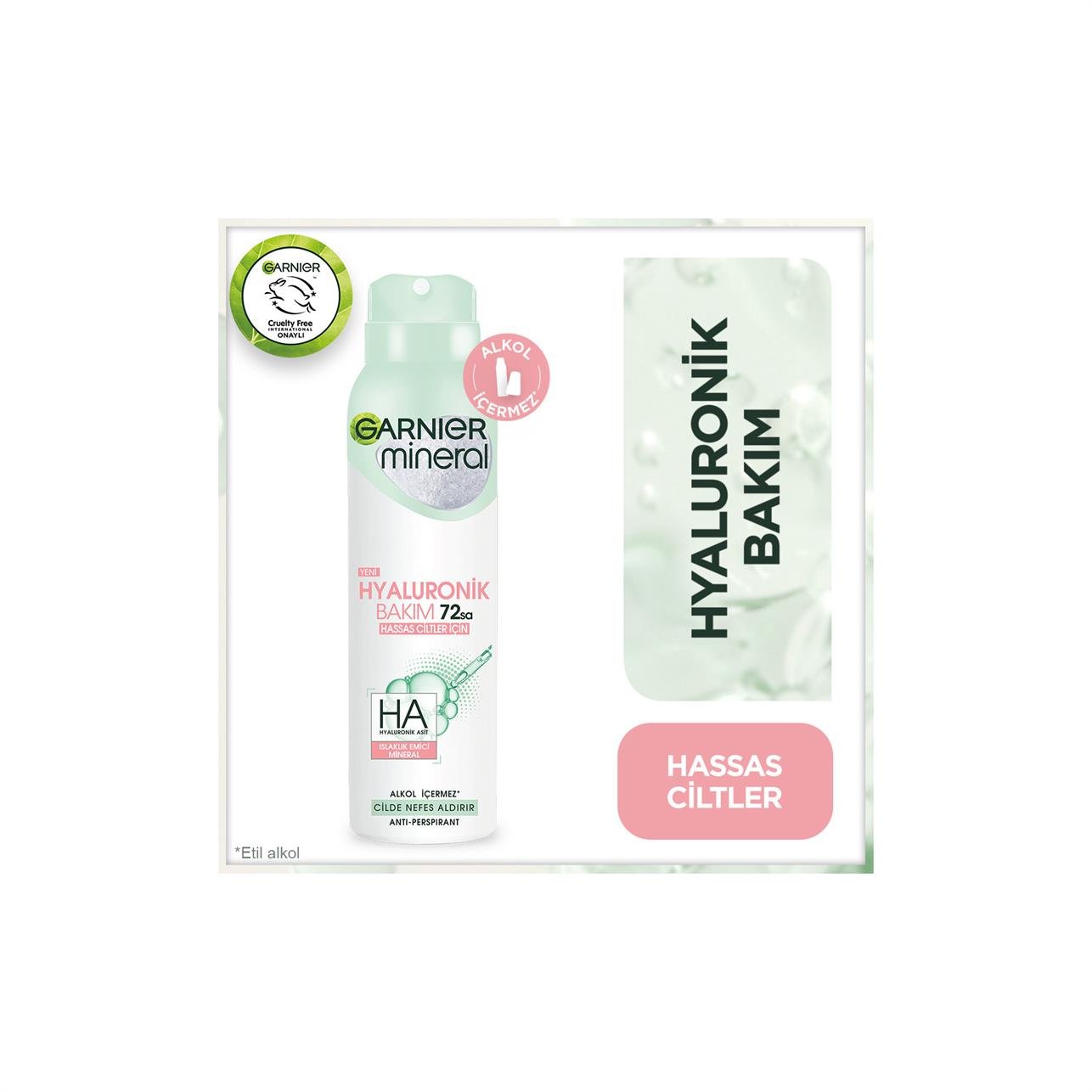 Garnier Mineral Hyaluron Bakım Deodorant Kadın 150ml