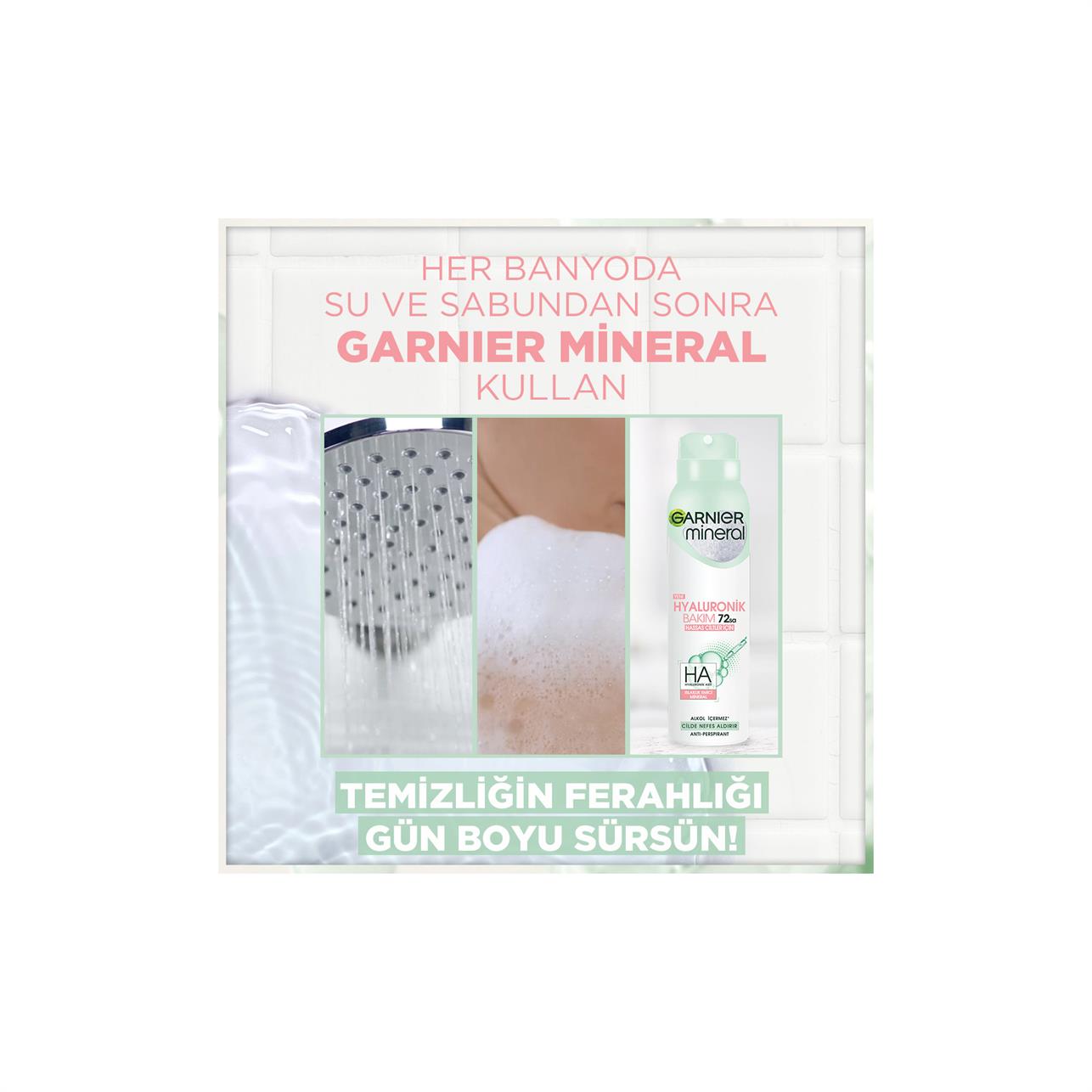 Garnier Mineral Hyaluron Bakım Deodorant Kadın 150ml