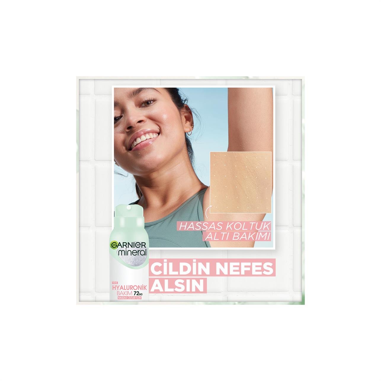 Garnier Mineral Hyaluron Bakım Deodorant Kadın 150ml