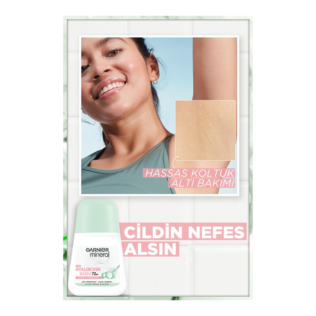 Garnier Roll-on Hyaluron Bakım Kadın 50ml