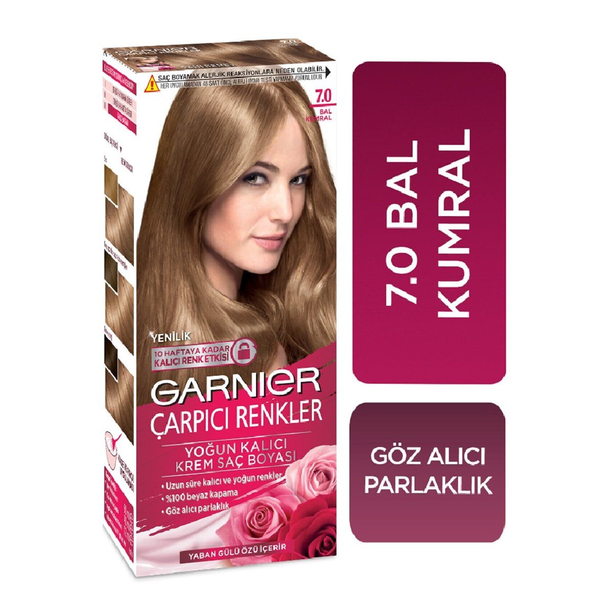 Garnıer Saç Boyası Çarpıcı Renkler 7-0 Bal Kumral