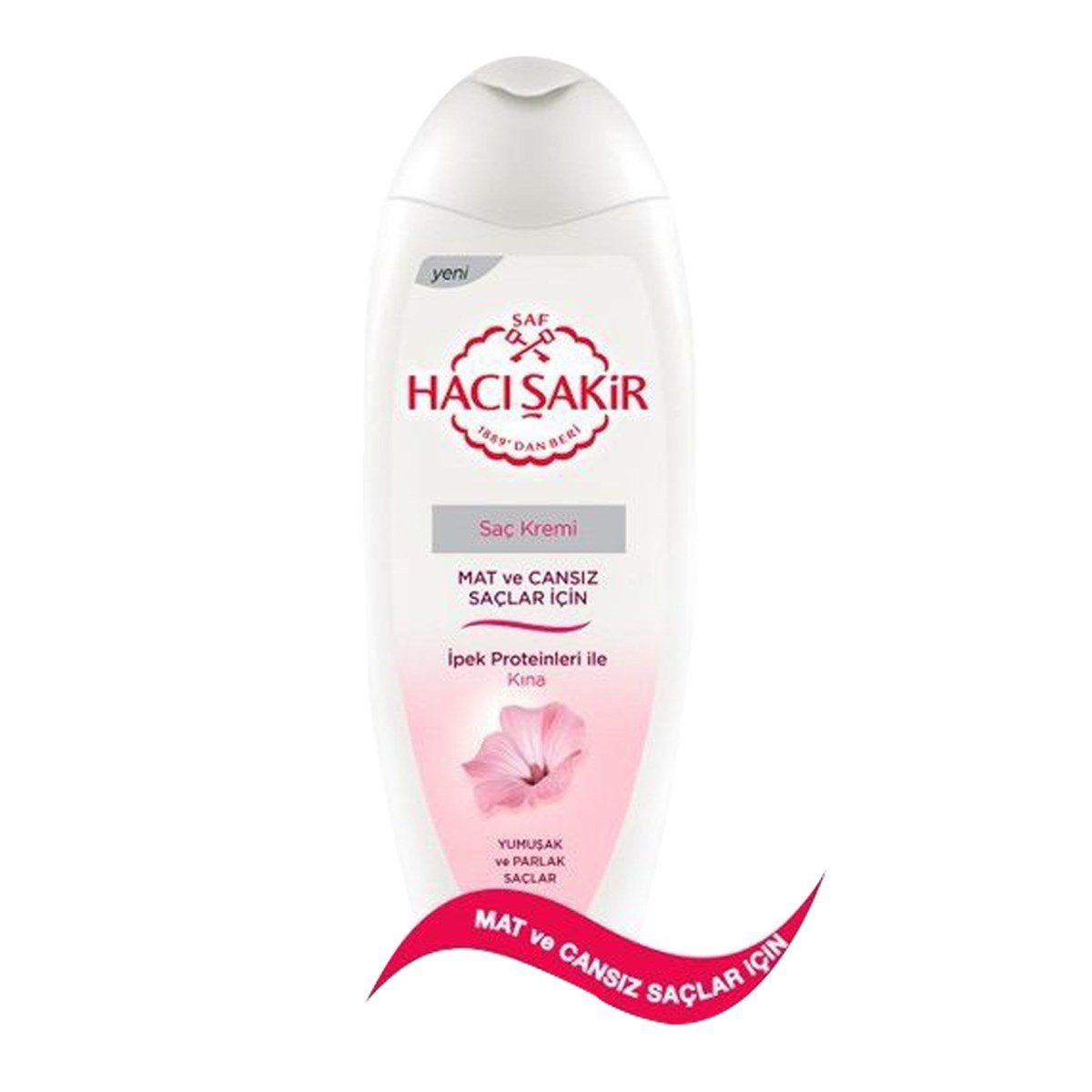 Hacı Şakir Saç Kremi İpek Proteinleri ile Kına Mat ve Cansız Saçlar İçin 450ml