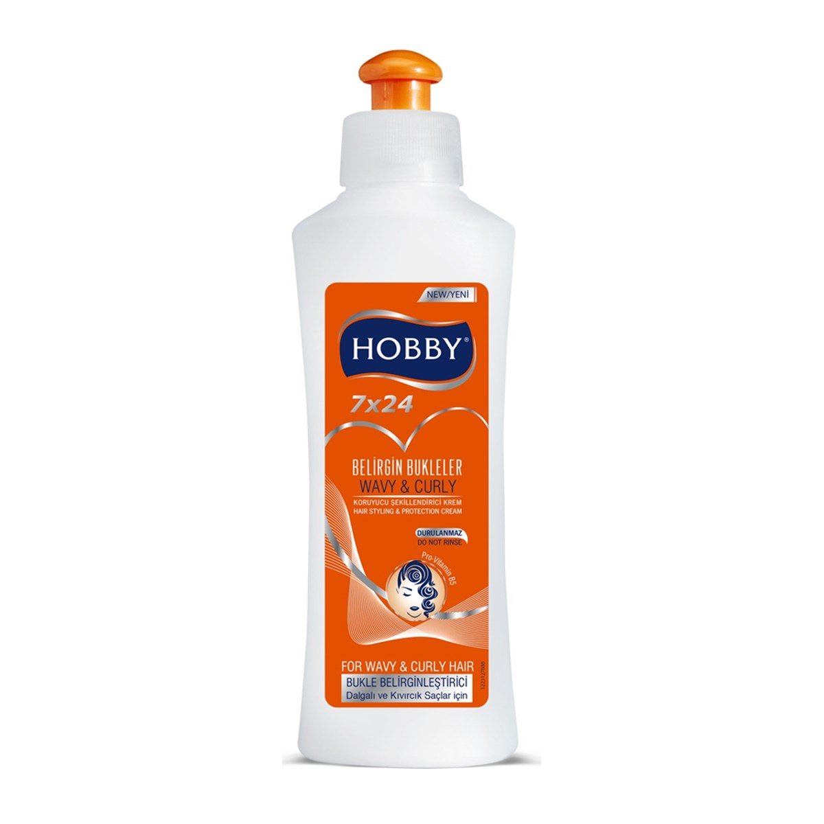 Hobby 7x24 Kıvırcık & Dalgalı Saçlar İçin Şekillendirici Kremi 200 ml