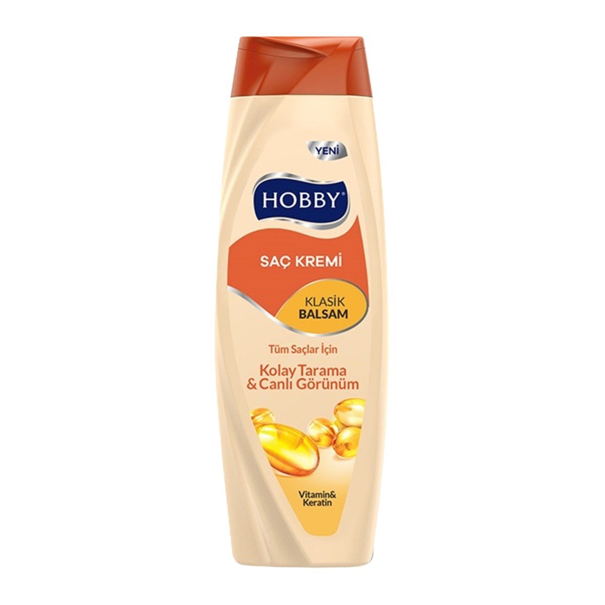 Hobby Kolay Tarama ve Canlı Görünüm Saç Kremi - Tüm Saçlar 600 ml