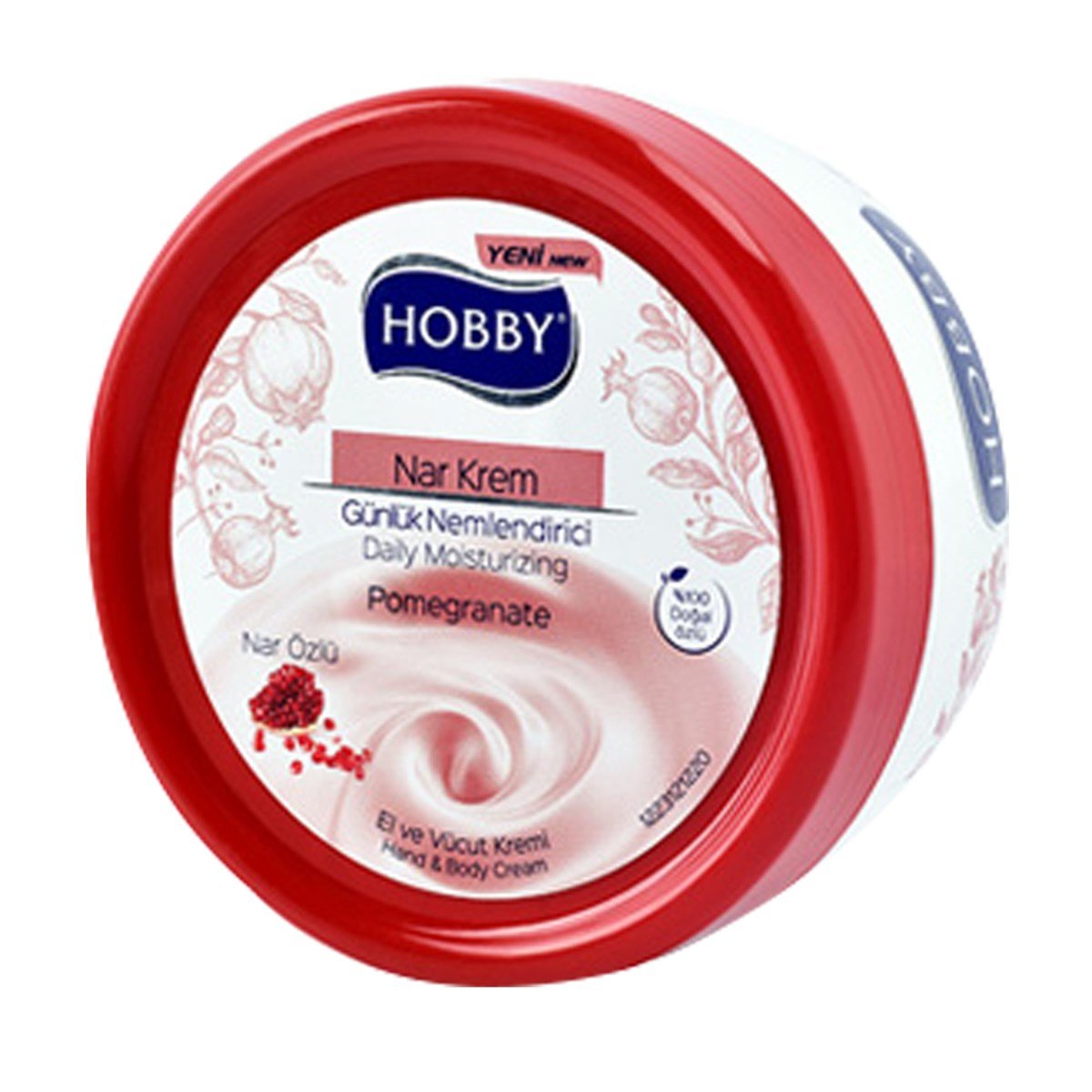 Hobby Nemlendirici El ve Vücut Kremi Nar Özlü 300 ml 