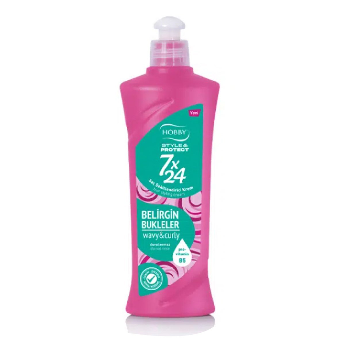 Hobby Saç Şekillendirici Krem Style & Protect 7x24 Belirgin Bukleler Wavy&Curly 250 ml 