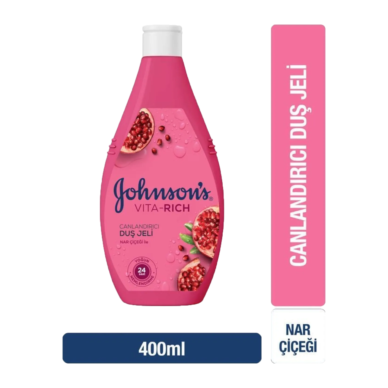 Johnson's Vita-Rich Duş Jeli Canlandırıcı Nar Çiçeği 400 ml	