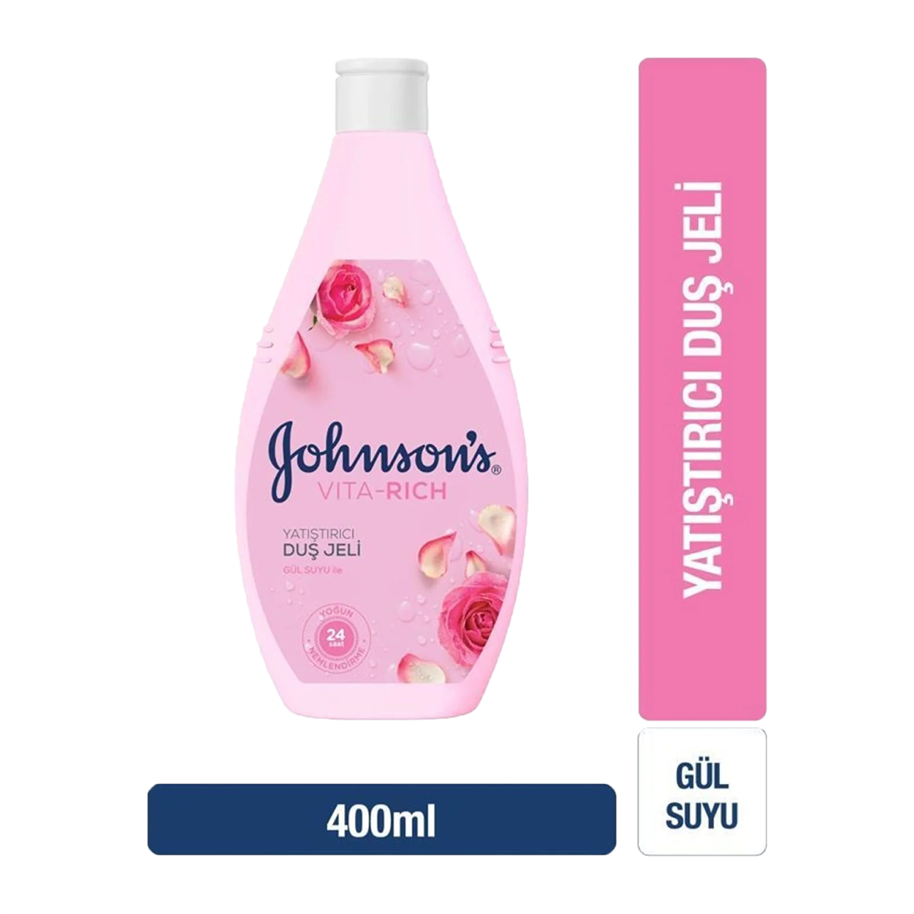 Johnson's Vita-Rich Duş Jeli Yatıştırıcı Gül Suyu 400 ml