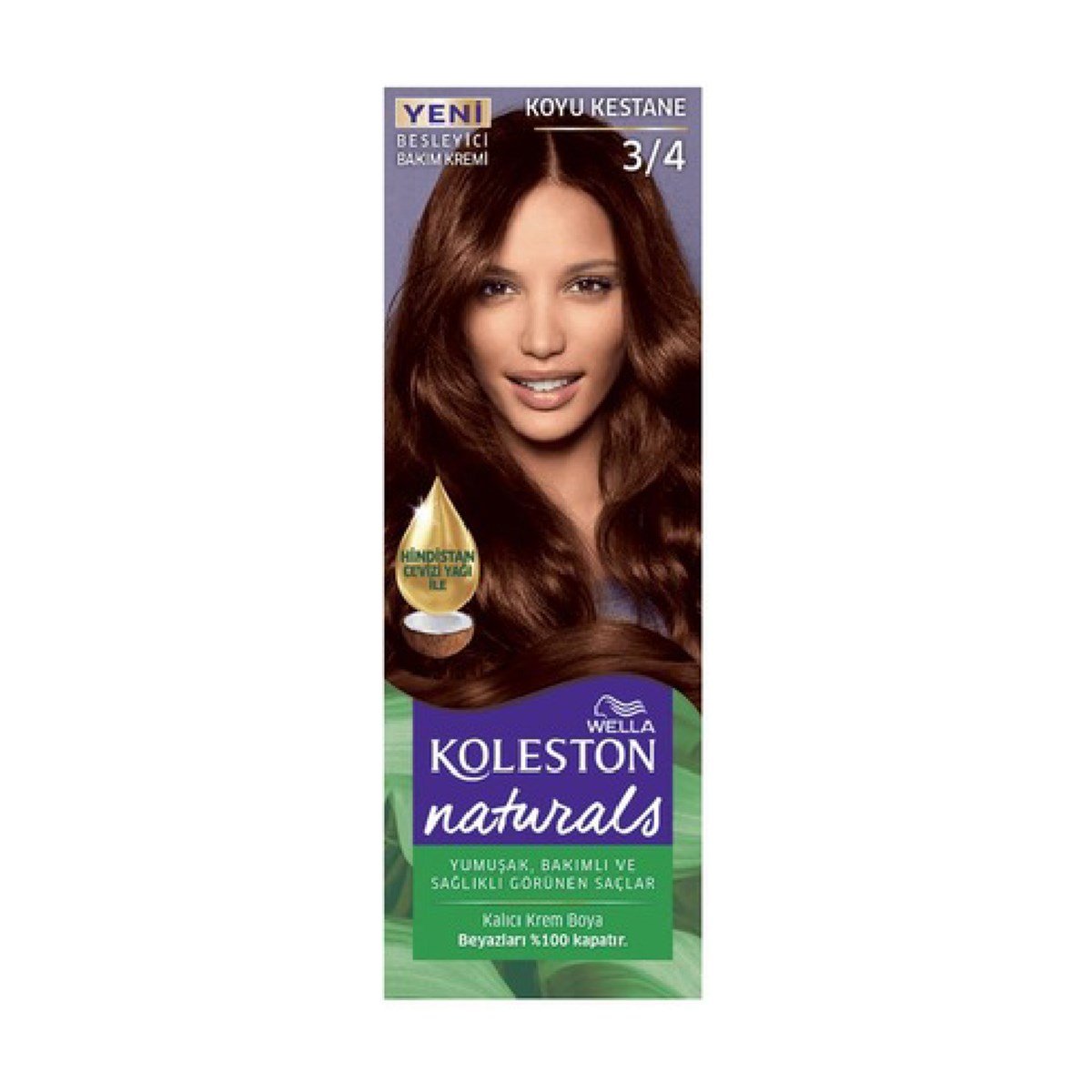 Koleston Naturals Set Boya Koyu Kestane 3/4