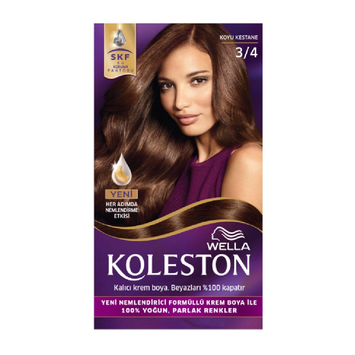 Koleston Set Boya Koyu Kestane 3/4