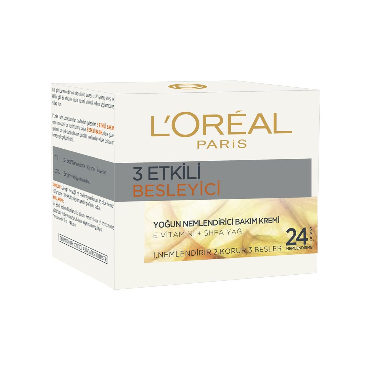 Loreal Paris 3 Etkili Besleyici Bakım Kremi 50ml