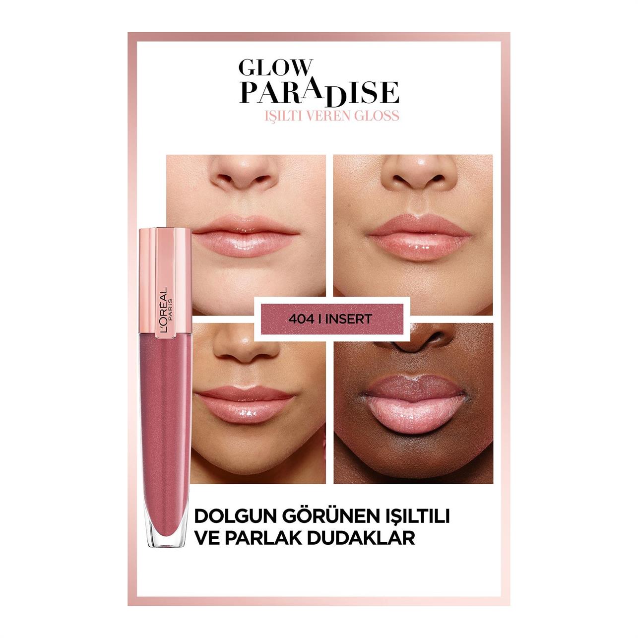Loreal Paris Brilliant Signature Plump in Gloss Lipgloss Ruj- 404 Assert