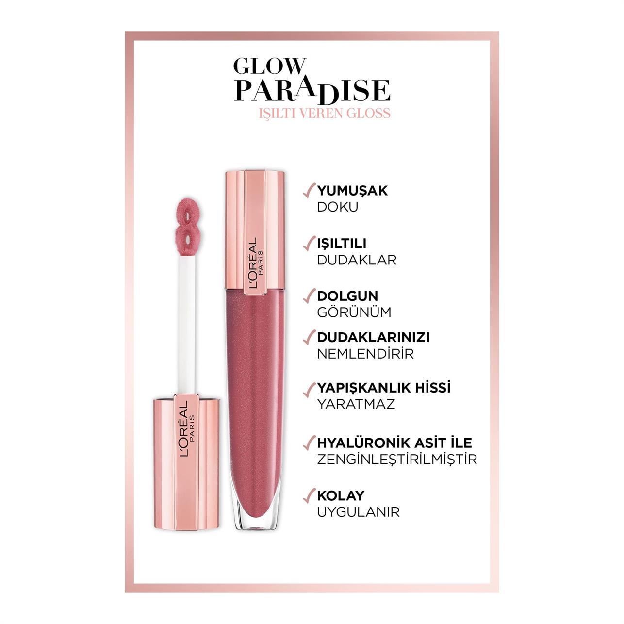 Loreal Paris Brilliant Signature Plump in Gloss Lipgloss Ruj- 404 Assert