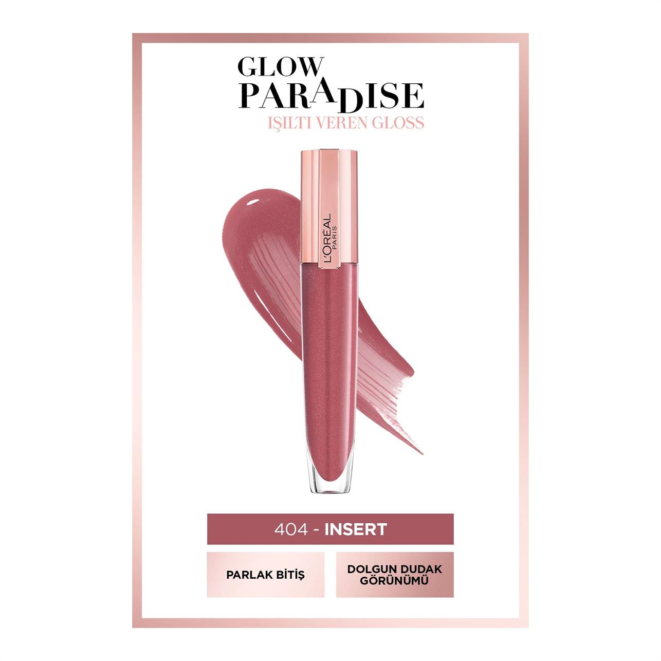 Loreal Paris Brilliant Signature Plump in Gloss Lipgloss Ruj- 404 Assert