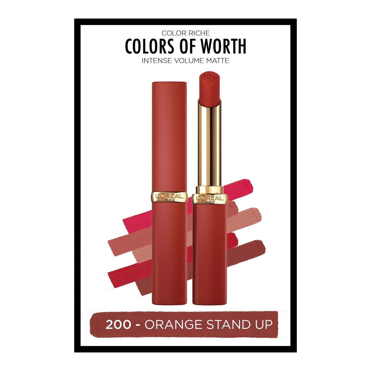 Loreal Paris Color Riche Intense Volume Matte Ruj 200 Lorange Stand Up