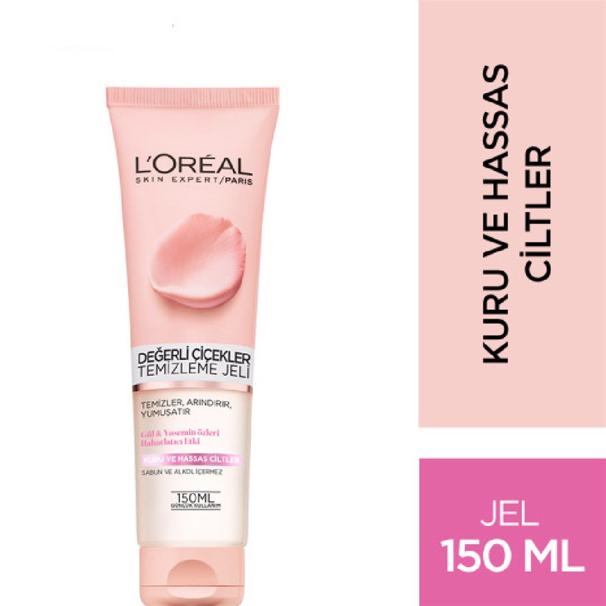 Loreal Paris Değerli Çiçekler Kuru ve Hassas Ciltler için Temizleme Jeli 150 ml