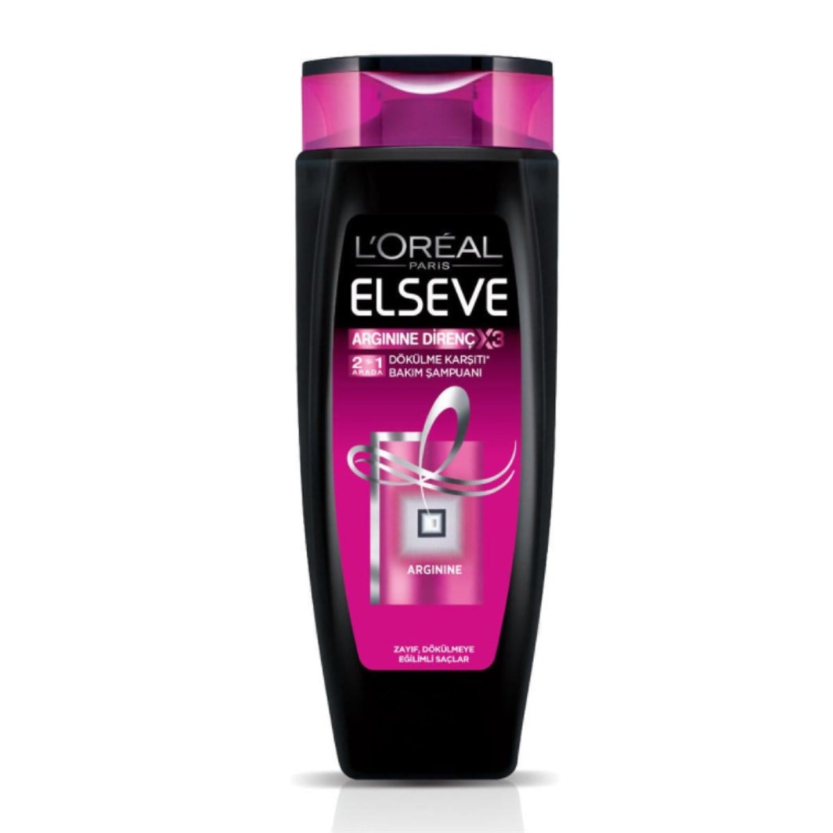 Loreal Paris Elsev Şampuan 2 in 1 Arginine Direnç x3 450ml