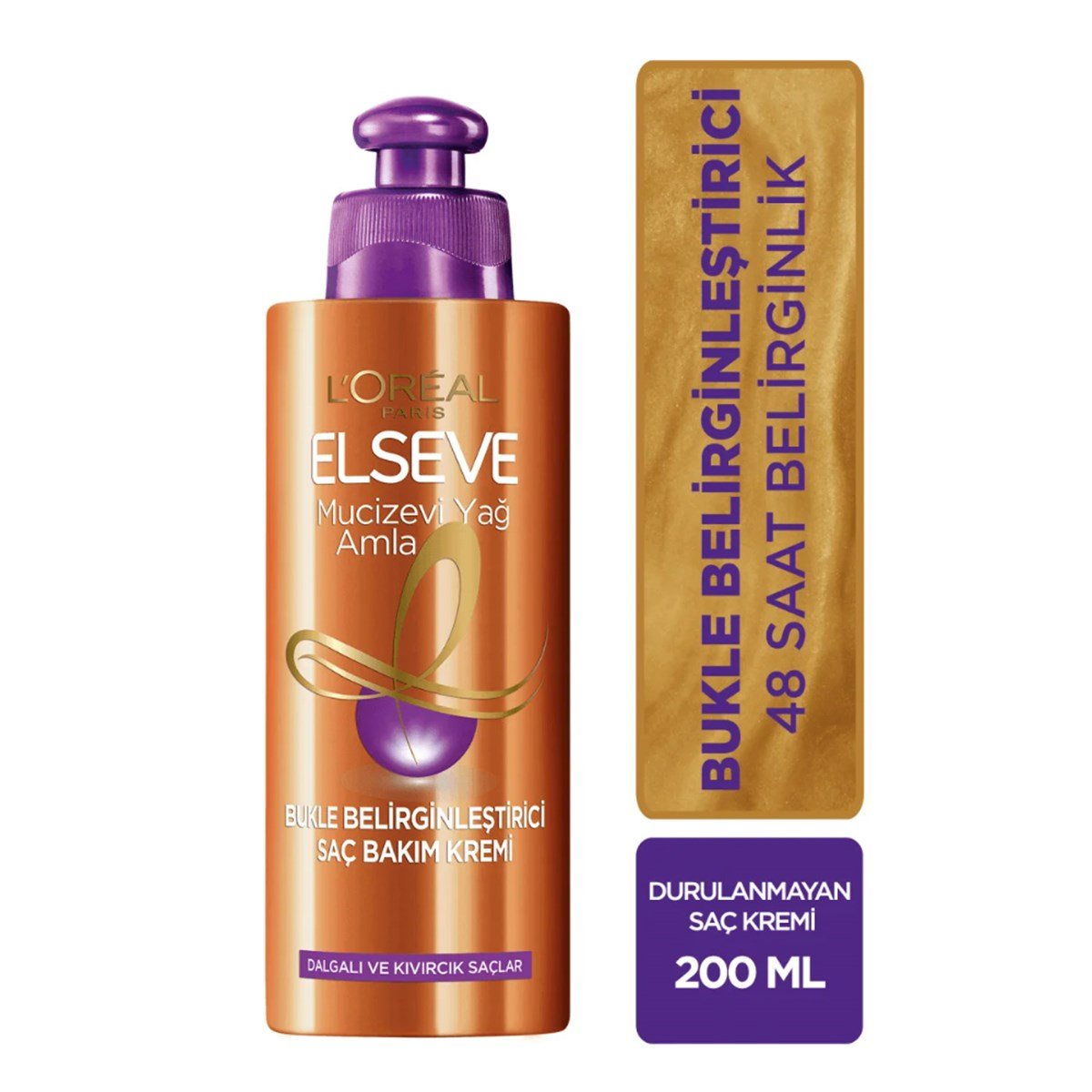 Loreal Paris Elseve Mucizevi Yağ Saç Kremi Bukle Belirginleştirici  200ml