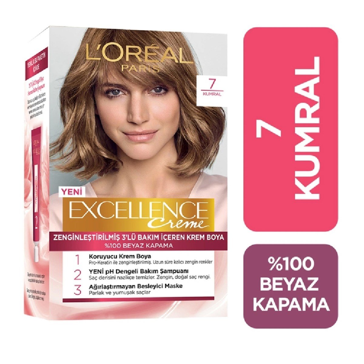 Loreal Paris Excellence Creme Set Boya Kumral 7
