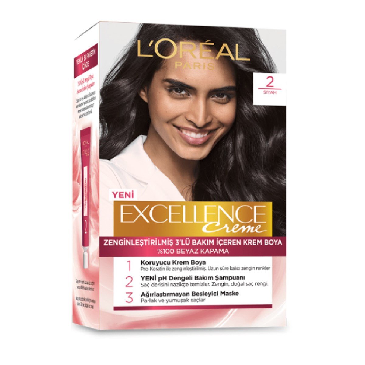 Loreal Paris Excellence Creme Set Boya Siyah 2