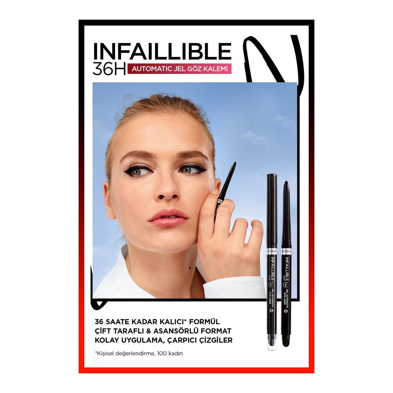 Loreal Paris Gel Infaillible Auto Liner Eyeliner Intense Black 001