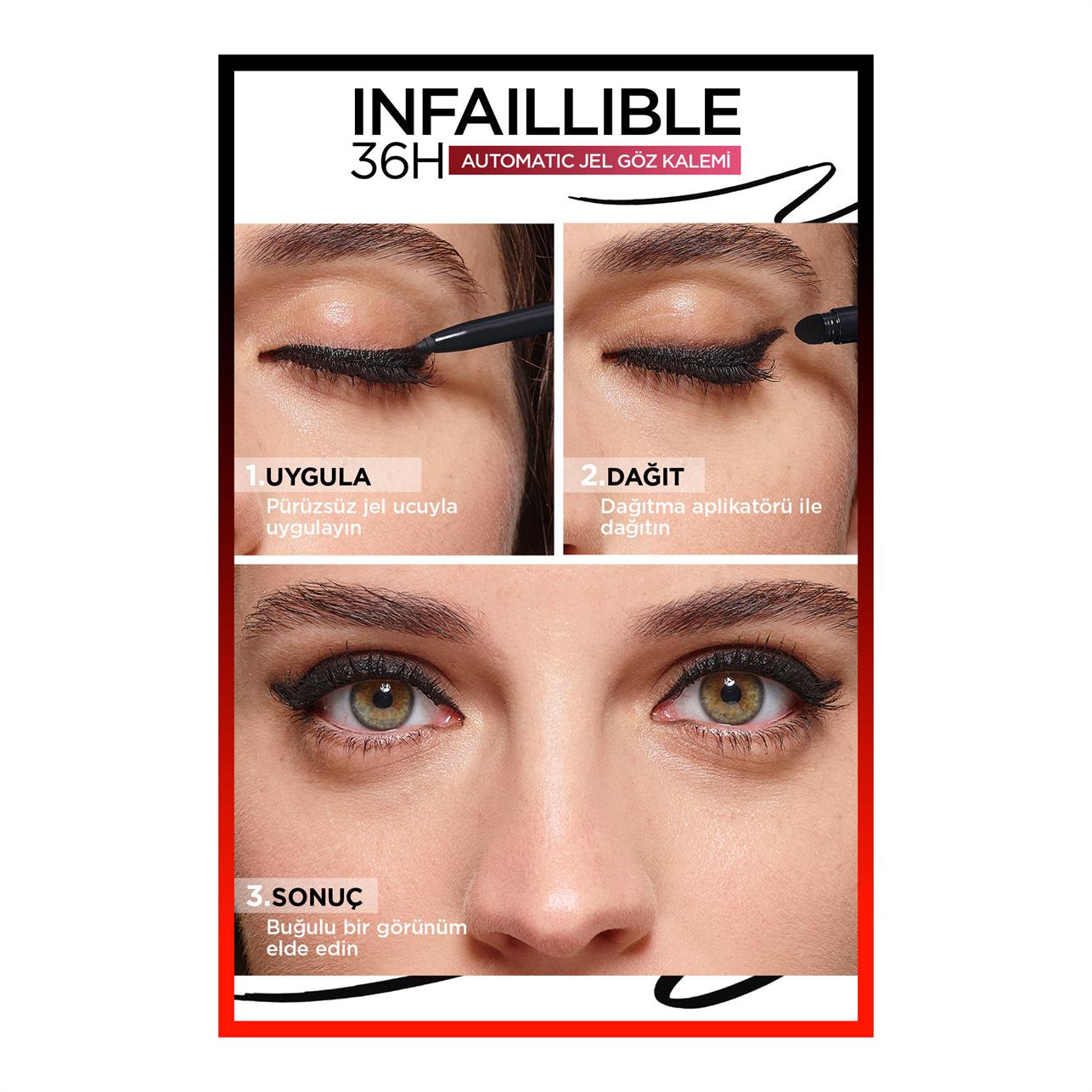 Loreal Paris Gel Infaillible Auto Liner Eyeliner Intense Black 001