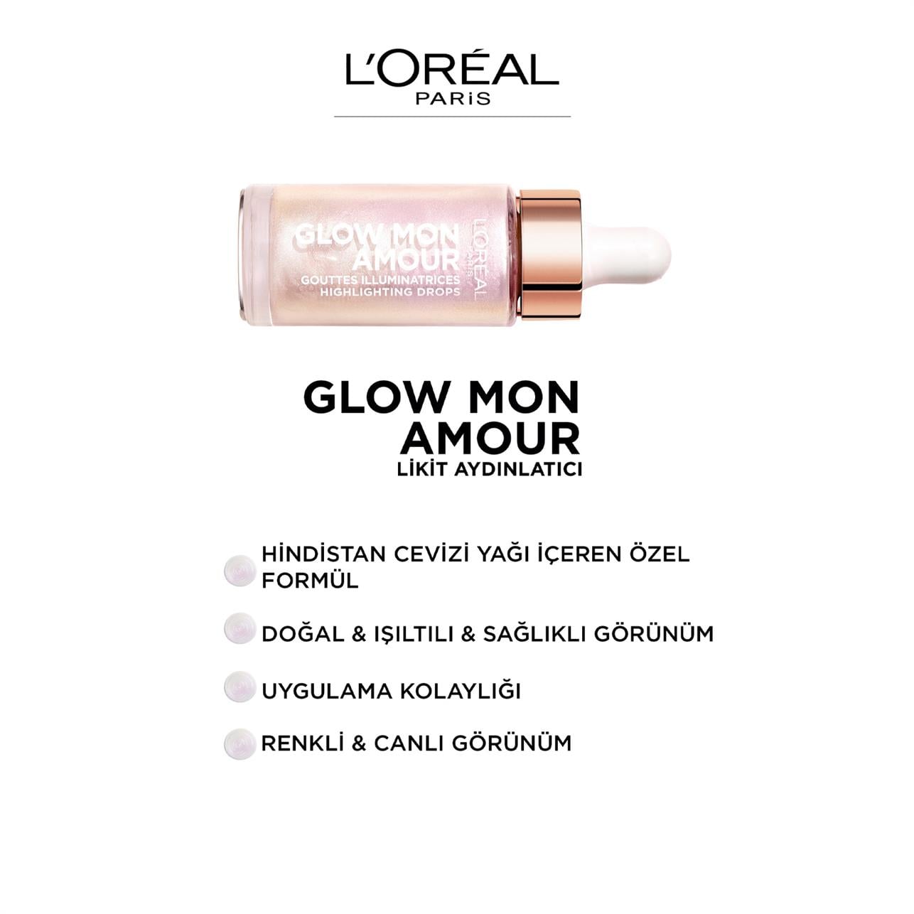 Loreal Paris Glow Mon Amour Likit Aydınlatıcı No:05