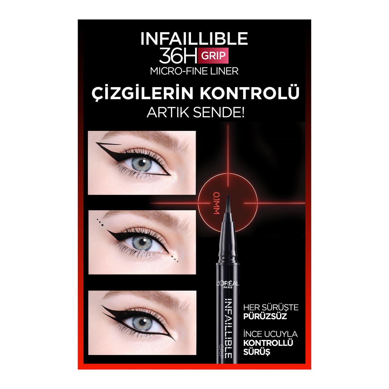Loreal Paris Infaillible Micro Fine Brush Eyeliner 05 Sage Green 