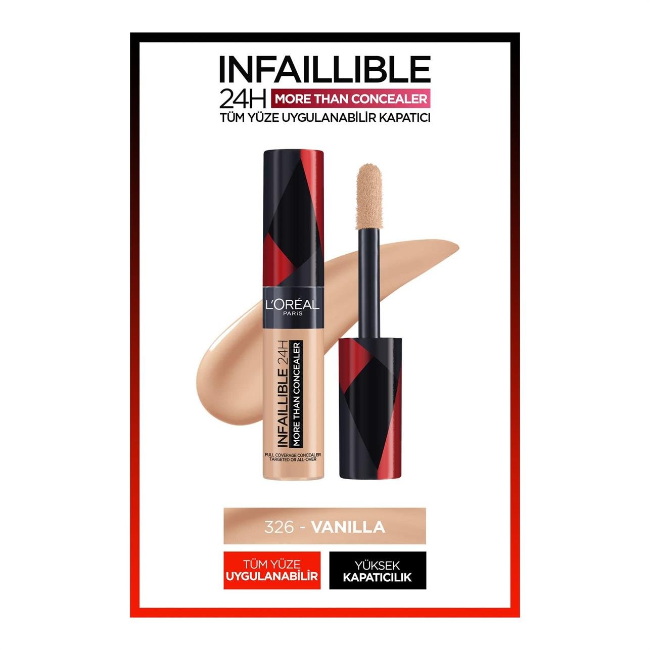 Loreal Paris Infaillible More Than Concealer Kapatıcı No.326 Vanille 