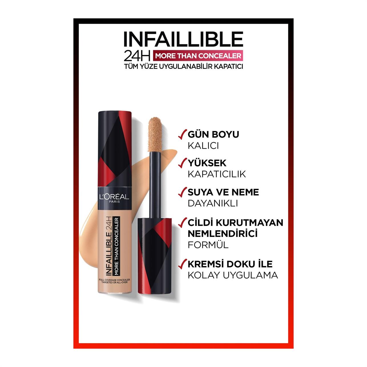 Loreal Paris Infaillible More Than Concealer Kapatıcı No.327 Cachemire 