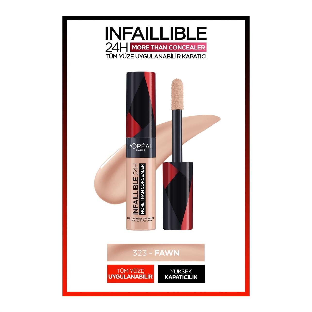 Loreal Paris Infaillible More Than Concealer Kapatıcı No.323 Fawn
