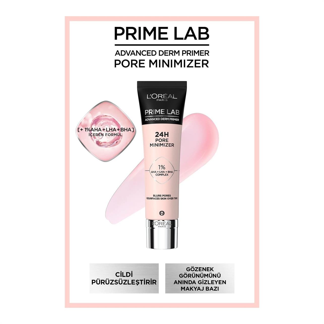 Loreal Paris Prime Lab Pore Minimizer Gözenek Küçültücü Makyaj Bazı 30ml
