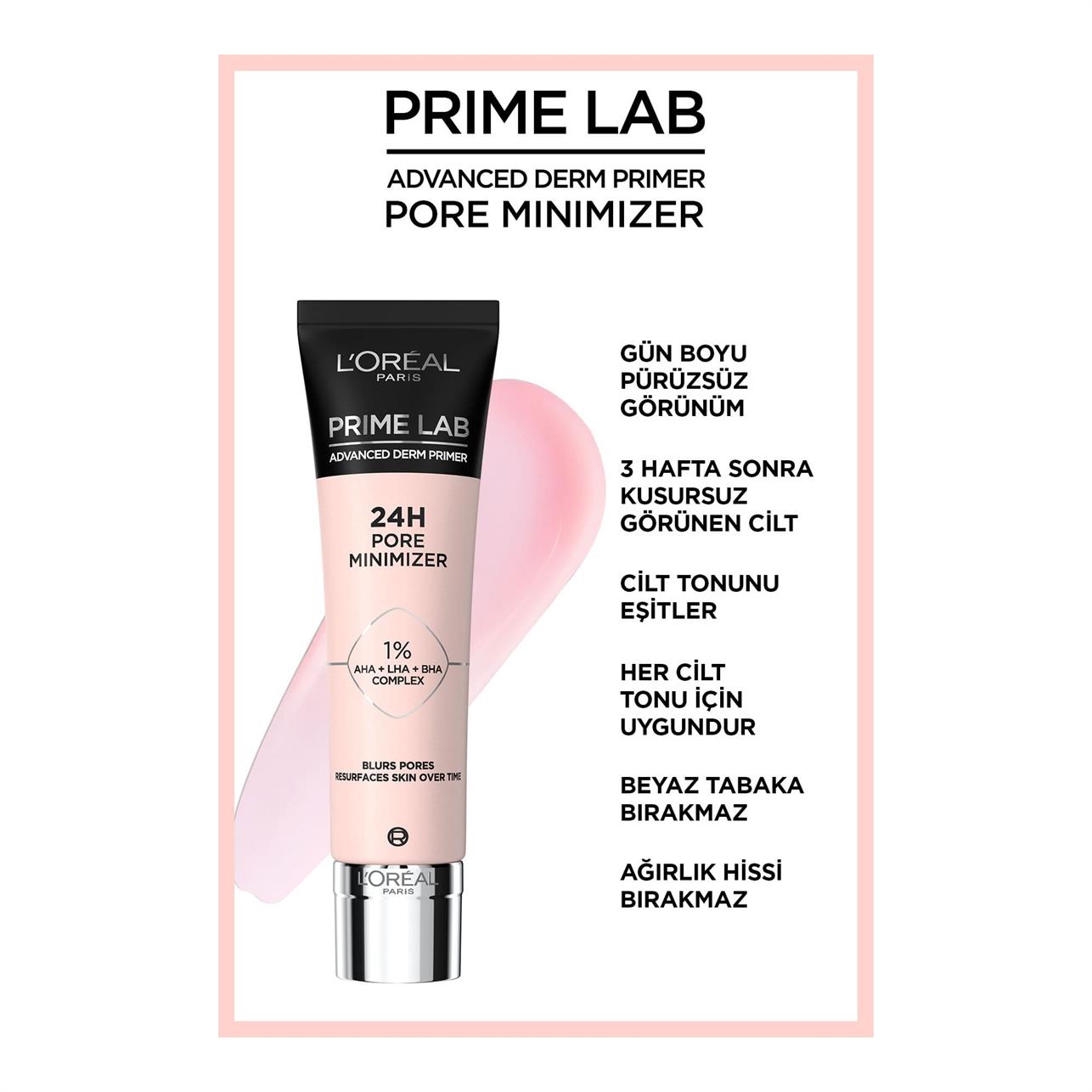 Loreal Paris Prime Lab Pore Minimizer Gözenek Küçültücü Makyaj Bazı 30ml