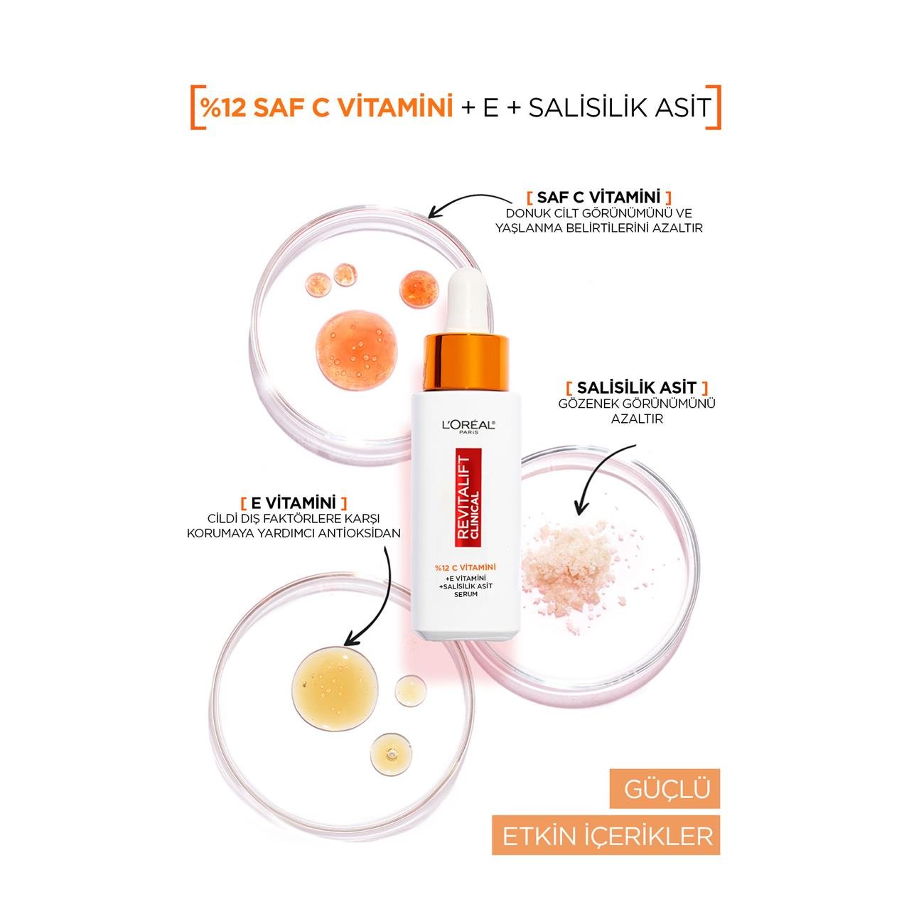 Loreal Paris Revitalift Clinical C Vitamini Aydınlatıcı Serum 30 ml