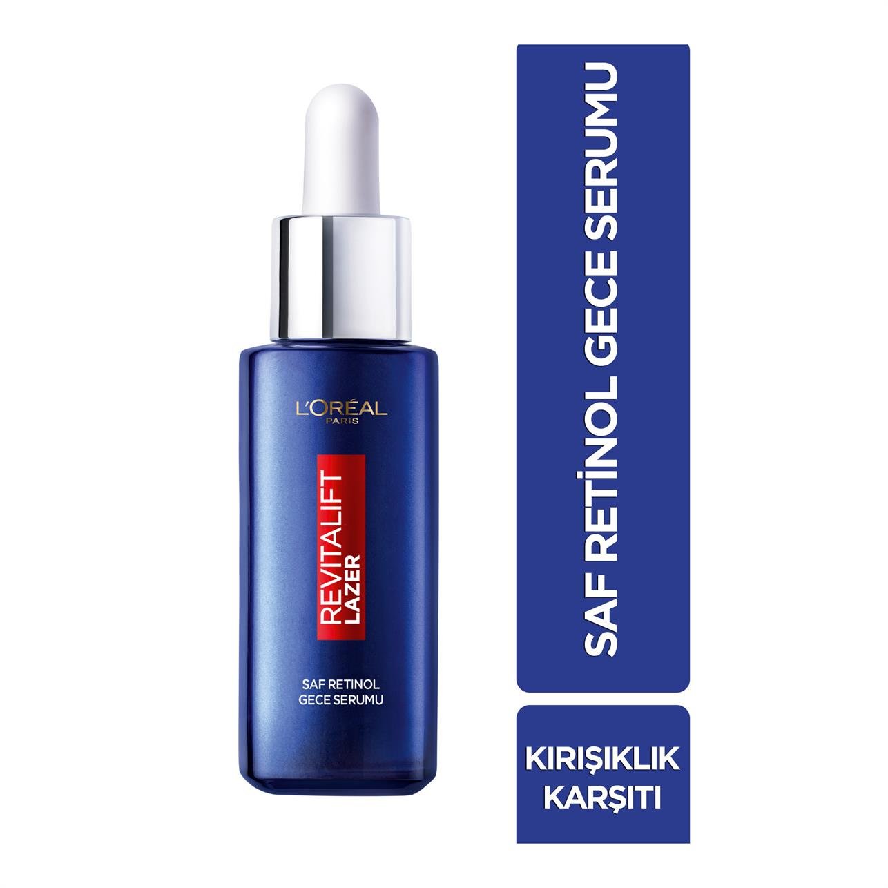 Loreal Paris Revitalift Lazer Saf Retinol Derin Kırışıklık Karşıtı Gece Serumu 30ml
