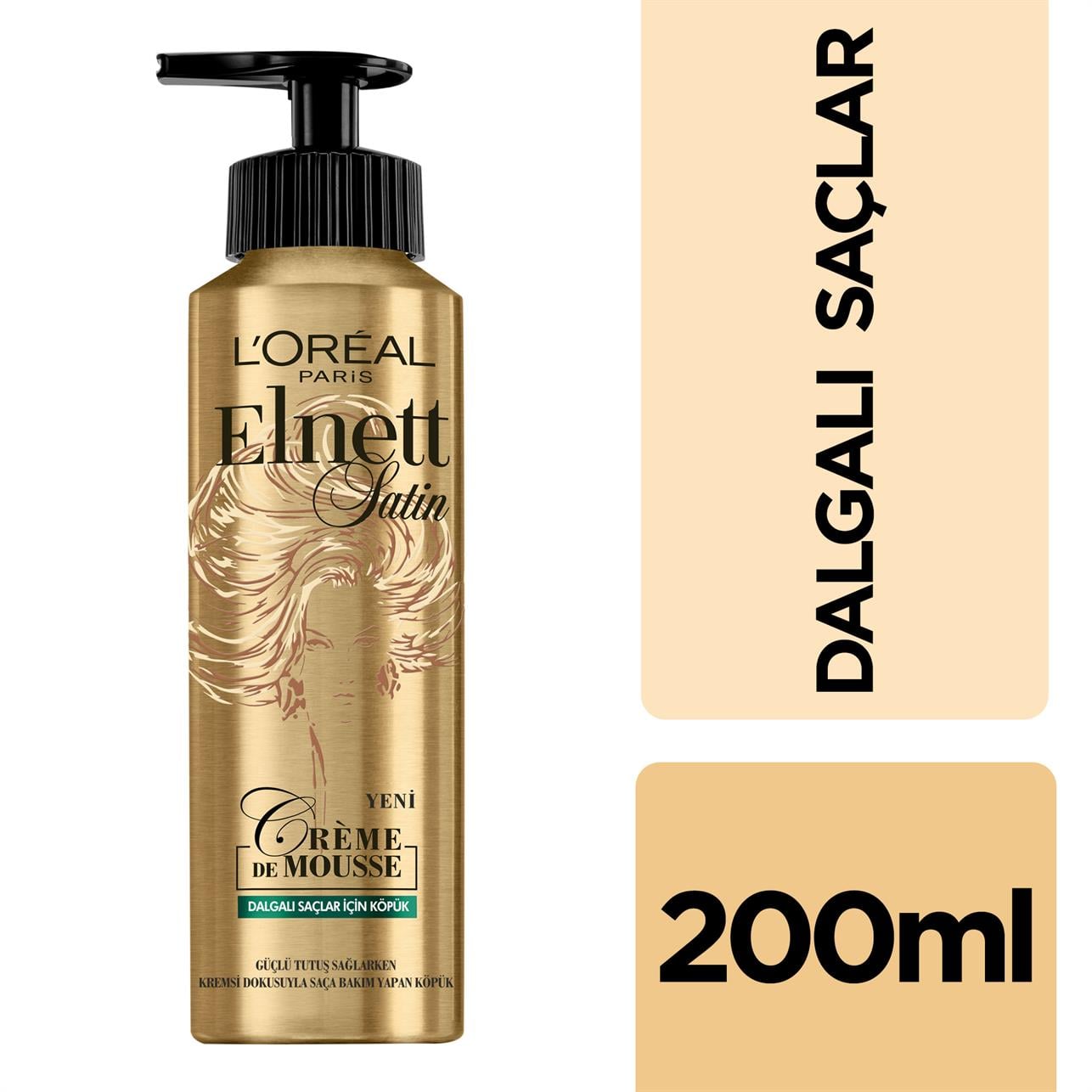 Loreal Paris Saç Köpüğü Elnett Dalgalı Saçlar İçin 200ml