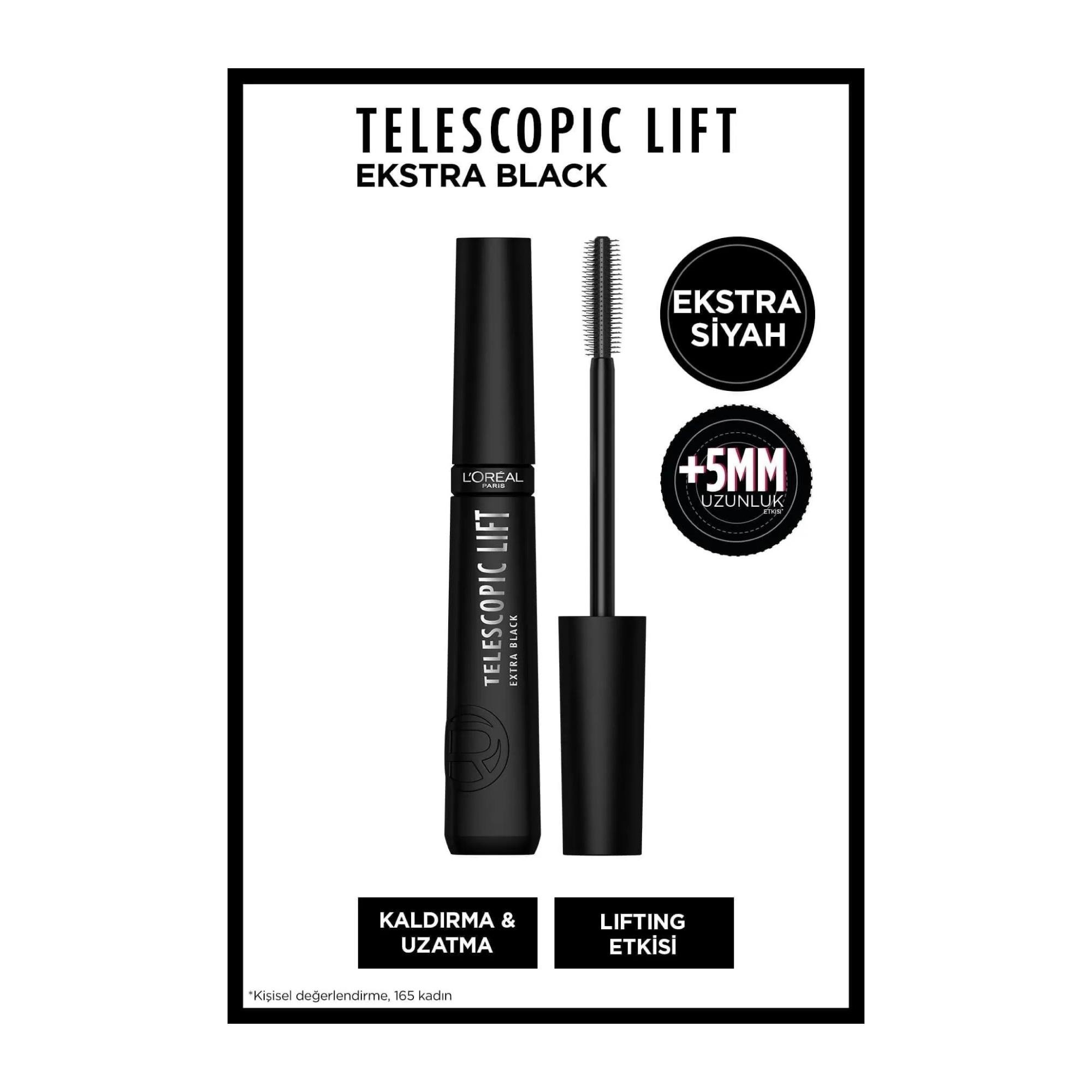 Loreal Paris Telescopic Lift Maskara Extra Black