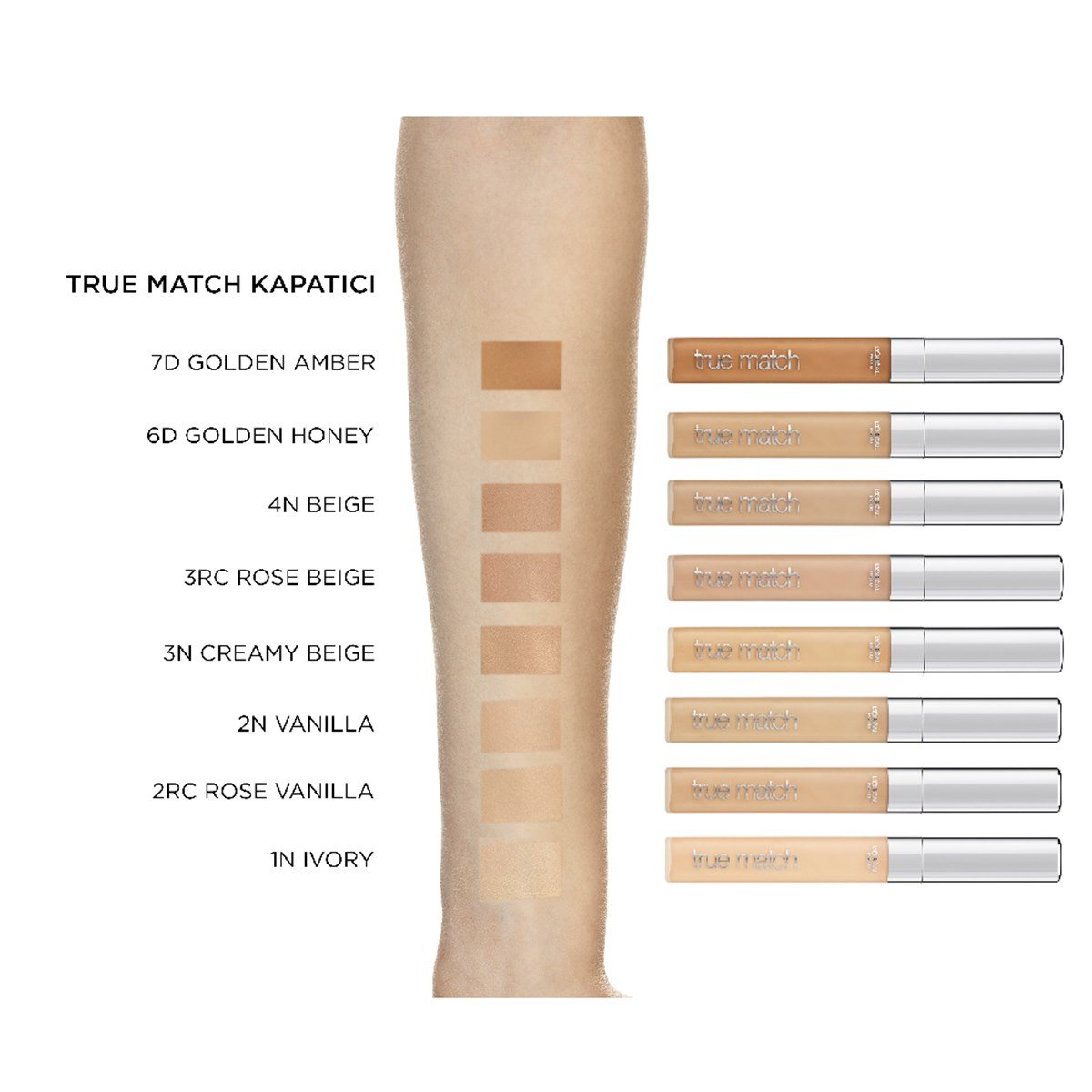 Loreal Paris True Match Concealer Rose Vanilla No:2R/C 