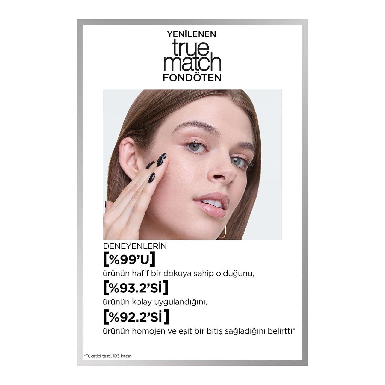 Loreal Paris True Match Fondöten 3.N Beige Creme