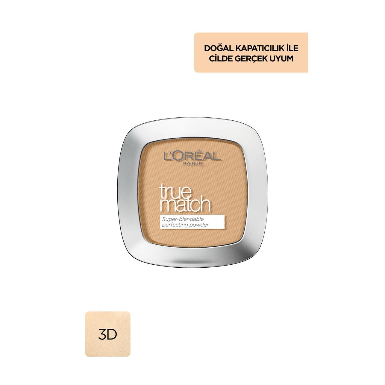 Loreal Paris True Match Super-Blendable Pudra 3D/3W Beige Dore