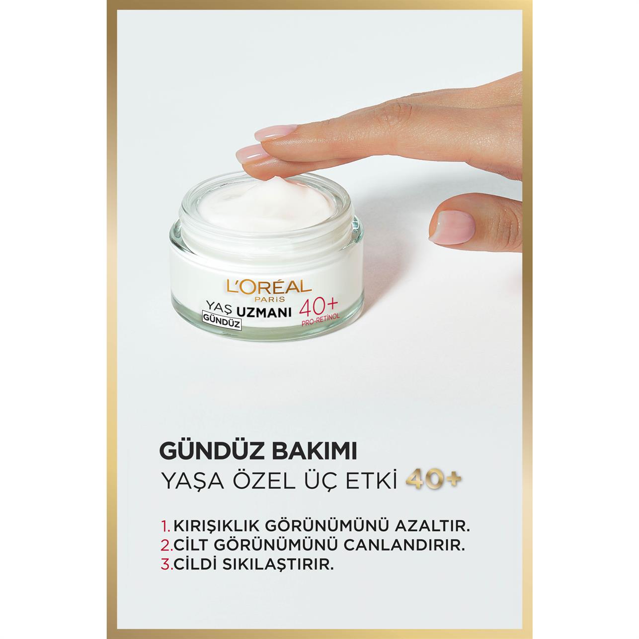 Loreal Paris Yaş Uzmanı Kırışıklık Karşıtı Sıkılaştırıcı Krem 40+