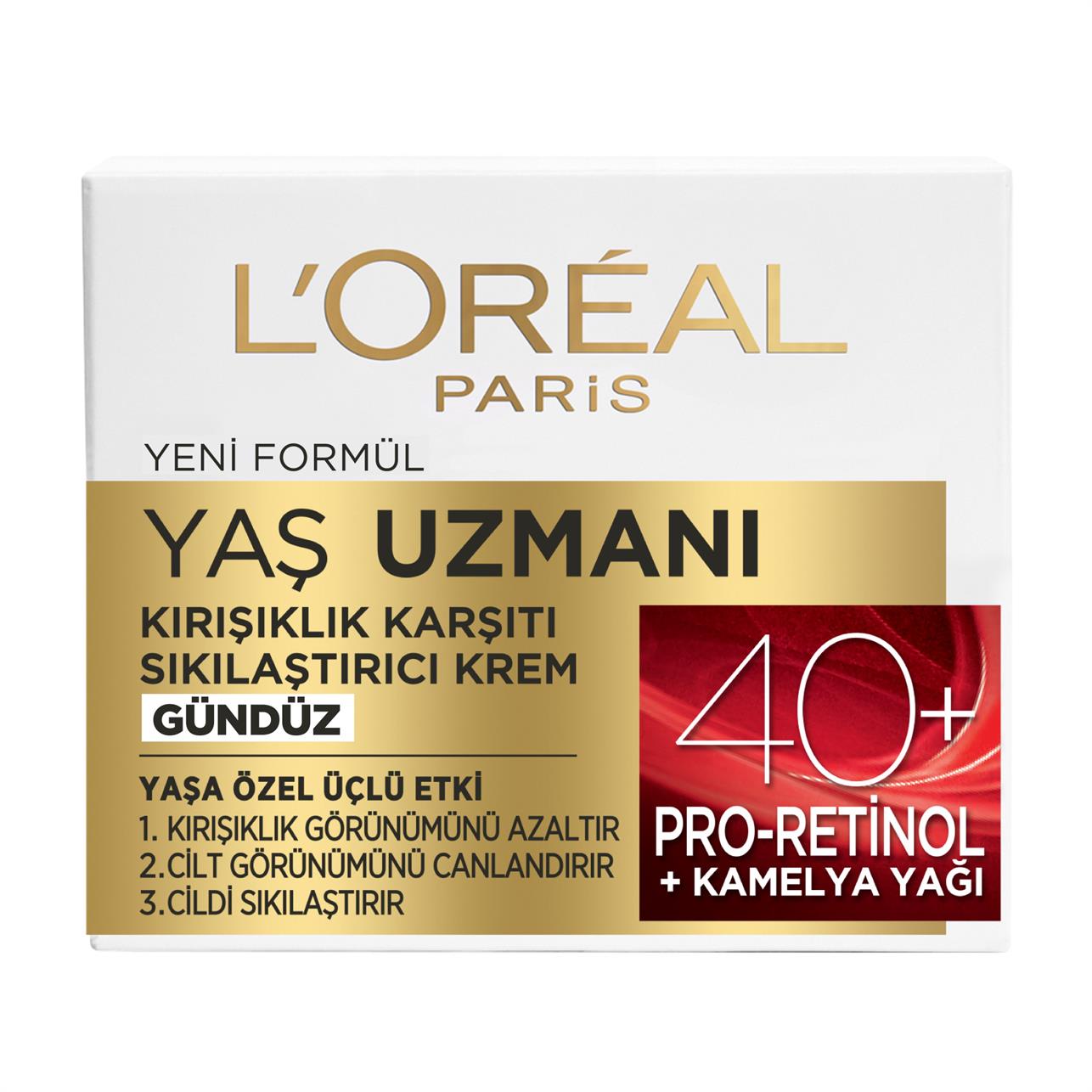 Loreal Paris Yaş Uzmanı Kırışıklık Karşıtı Sıkılaştırıcı Krem 40+