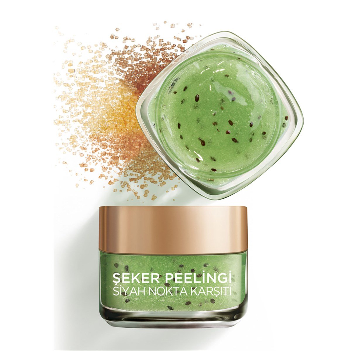 Loreal Şeker Peelingi Siyah Nokta Karşıtı Kivi Tohumu